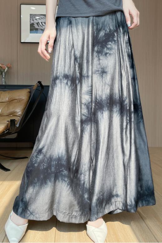 💥【MOMOTIABIN·高级感气质扎染阔腿裤YTMA82】💯清凉扎染阔腿裤 从选色到面料质感，☺️都是令人舒服的品质感 ✔️提升穿衣品质，气质也在慢慢地改变  商品图0