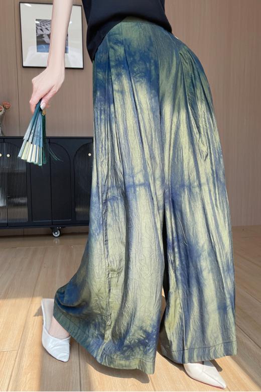 💥【MOMOTIABIN·高级感气质扎染阔腿裤YTMA82】💯清凉扎染阔腿裤 从选色到面料质感，☺️都是令人舒服的品质感 ✔️提升穿衣品质，气质也在慢慢地改变  商品图1