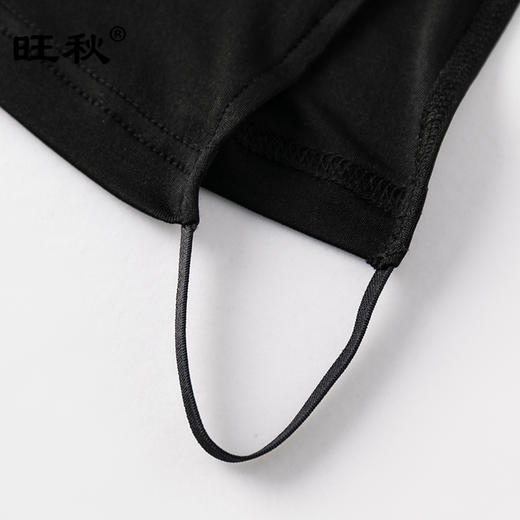 WW 1017A纯色重磅针织真丝假领桑蚕丝圆领亲肤套头薄 商品图5