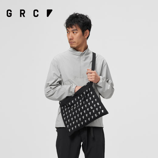 GRC桀骜无尽新款反光Logo徽标斜挎包户外骑行随身单肩补给包 商品图1