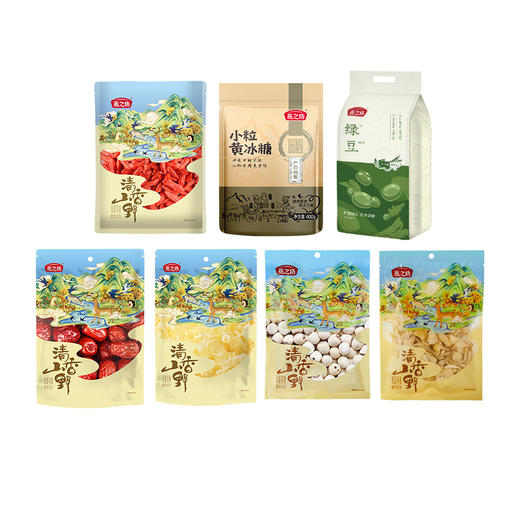 夏季清凉礼盒团购 [燕之坊清凉礼夏] 高温福利五谷杂粮绿豆莲子百合银耳冰糖组合装 商品图3