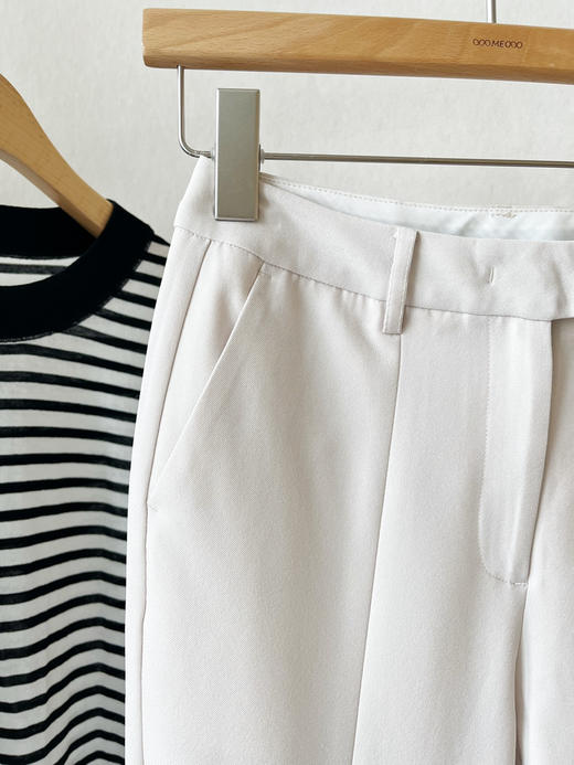 【体验款】噢蜜ooomeooo买一送一环保面料前开叉直筒裤 商品图3