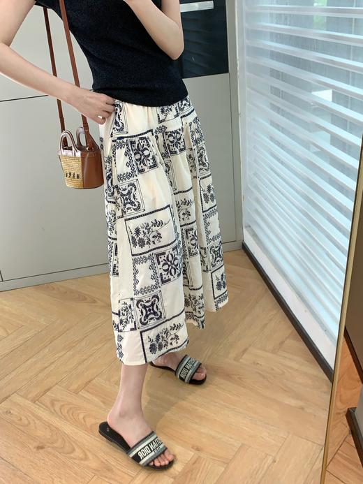 有设计感的游牧民族风！重工水溶刺绣伞裙半身裙女夏款！ 商品图5