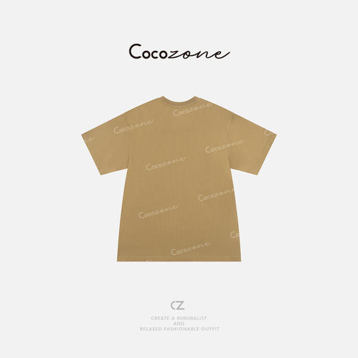 COCO ZONE 刘一一 “串珠T” 100棉复古串珠编制绳短袖T恤CD2A1156 商品图1
