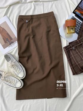 33BAR060416#开叉半裙