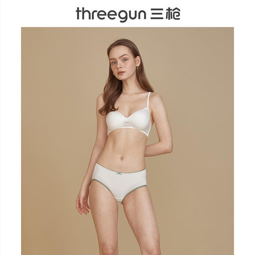 Threegun三枪 舒木尔印花女三角裤-40810B0P1 商品图10