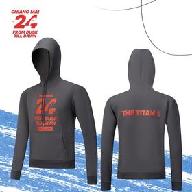 泰国清迈24小时挑战赛限定款完赛卫衣男女同款户外跑步运动越野跑四向弹力舒适保暖连帽上衣