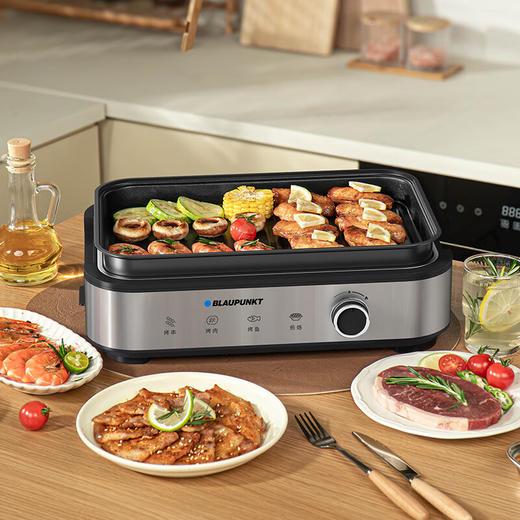 BLAUPUNKT蓝宝烤肉锅电烤盘  电烤炉烤串烤肉一体可拆洗3-6人 商品图0