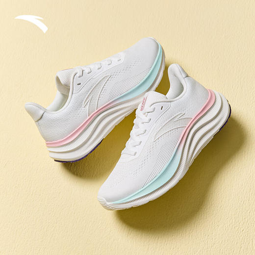 安踏轻云2丨跑步鞋女网面透气运动鞋轻便软底耐磨休闲鞋女122535509R 商品图0