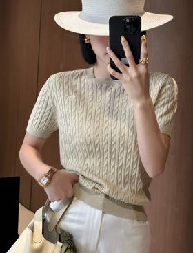 良木礼——休闲短套头T