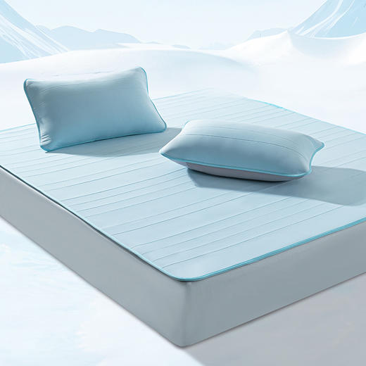 商超爆款【丝享冰泉高科技凉感Chill夏凉席】 A类标准面料 洁净舒适 可机洗水洗 便于清洁 商品图3