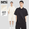 NPC潮牌复古立体压褶POLO衫男挺括有型宽松NP53TP11 商品缩略图0