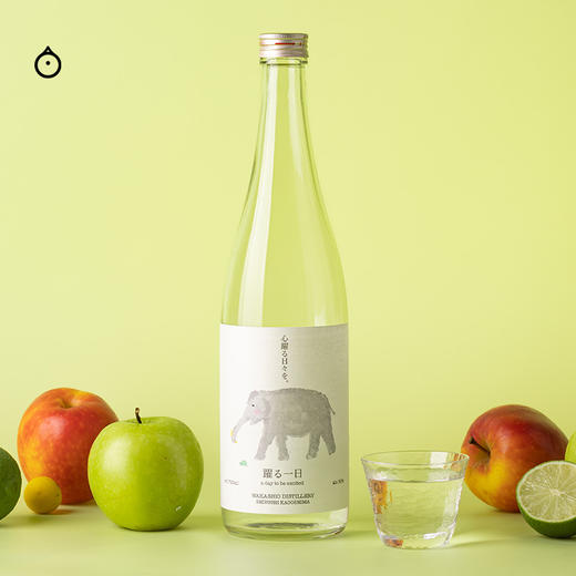 企鹅市集|日本若潮酒造 快乐的大象 果香风味麦烧酒720ml 香蕉青苹果 商品图1