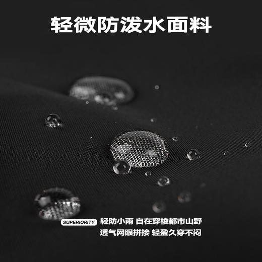 NPC潮牌休闲男外套连帽夹克防泼水立体裁剪时尚舒适NP41TJ39 商品图4