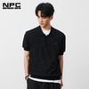 NPC潮牌字母刺绣logo针织翻领T恤男轻盈透气polo领亲肤NP54TS39 商品缩略图0