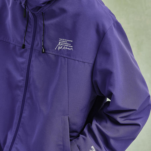 NPC潮牌防泼水户外休闲连帽夹克字母印花拉链外套春季NP41TJ16 商品图1