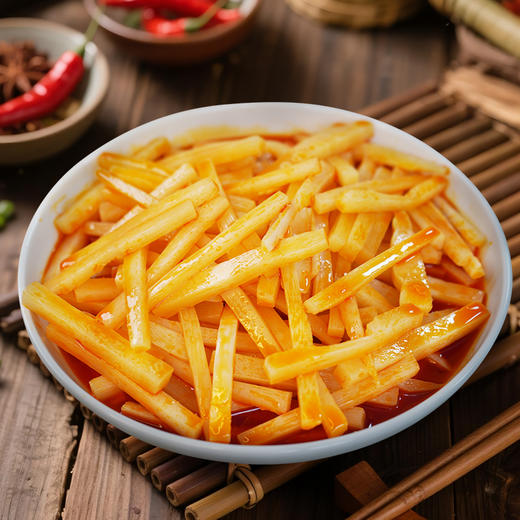 【皇佳香-青云好食城】广西柳州红油酸笋 开袋即食也可炒菜用250g/袋 商品图1