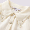 精致复古衬衫华丽钉珠上衣夏季女(货号:MF86TP014Y1001) 商品缩略图1