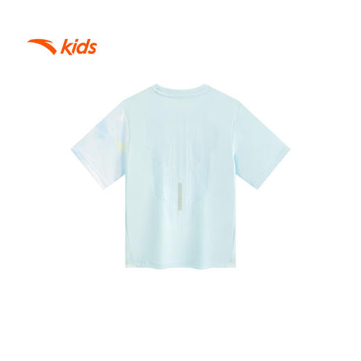 安踏儿童男小童短T恤2025夏水冷针织运动透气凉爽短袖352529101 商品图5