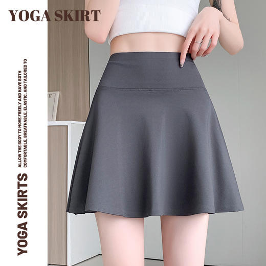 买一送一运动短裙鲨鱼女假两件防走光瑜伽裙跑步健身网球羽毛球百褶外穿 商品图3