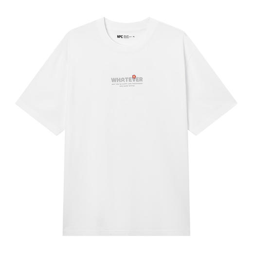 NPC潮牌纯棉撞色【财神桃花】发泡印花短袖T恤男凉感抑菌NP52TE24 商品图5