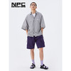 NPC潮牌防水速干五分袖衬衫舒适日常短袖夏季透气潮流NP33SH32 商品缩略图2