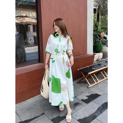 M*xM*ra 2025 走秀款油画风连衣裙 商品图0