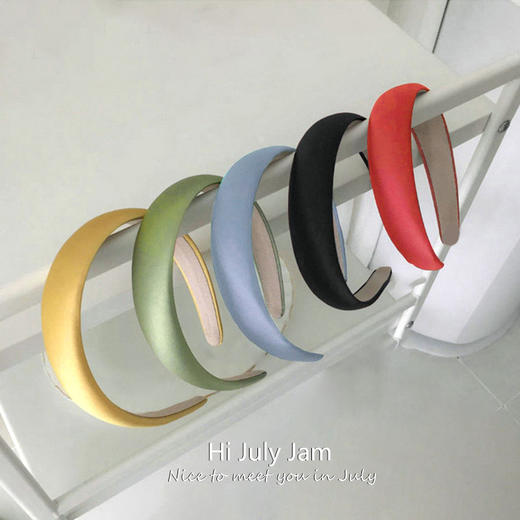 「9.9元包邮！6色可选」女款纯色发箍 新款高颅顶头饰发捆发饰发卡配饰 商品图8