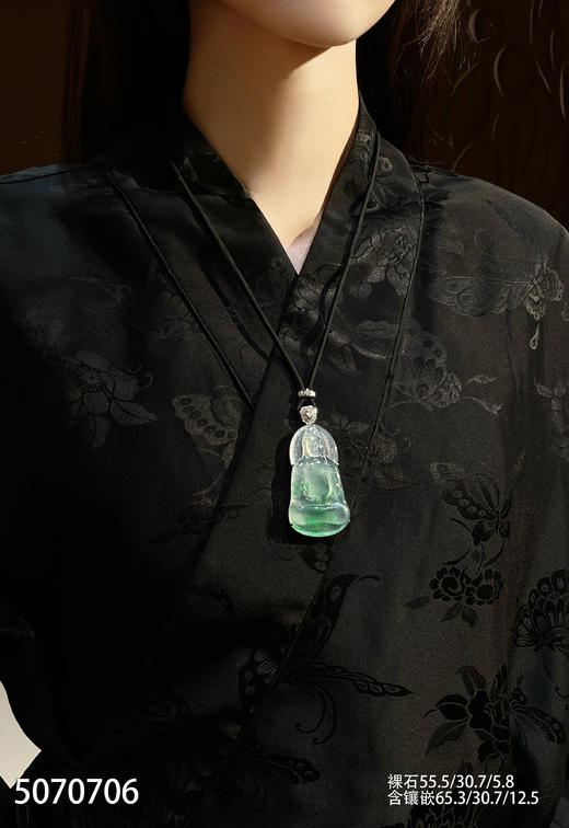 执莲观音吊坠【5070706】具体价格微信咨询 商品图7