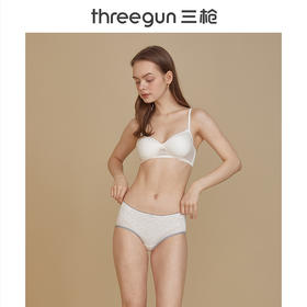 Threegun三枪 舒木尔印花女三角裤-40810B0P1