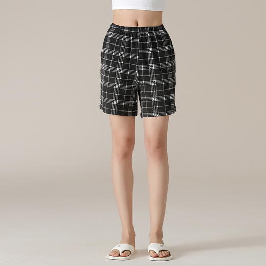 雀说 女士睡裤夏季薄款纯棉短裤居家裤 商品图6