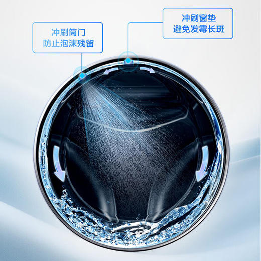 海尔557B洗烘套装 10kg滚筒全自动洗衣机+双擎热泵烘干机以旧换新 BLDE557B+S557B 商品图3
