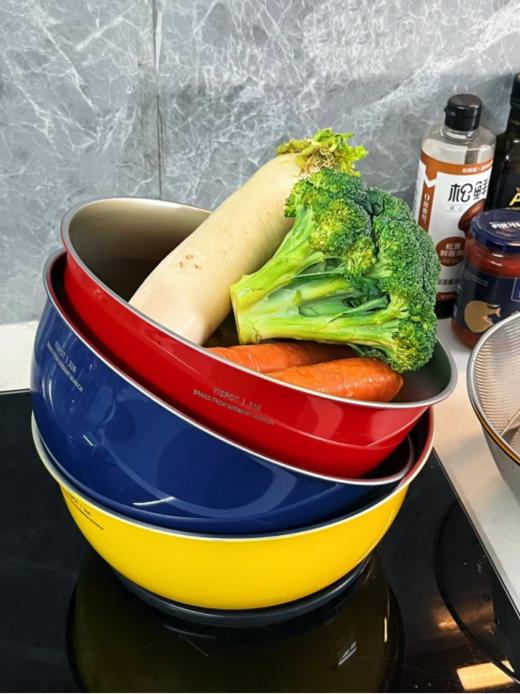 💯【品牌直发】易铂德系316L 艾铂钠两件套盆，🔥厨房界的六边形战士了！ 💥易铂德系316L高级优质不锈钢，26cm多巴胺盆+24cm网漏，厨房好物🚩性价比之，米国山姆同款同产线 商品图0