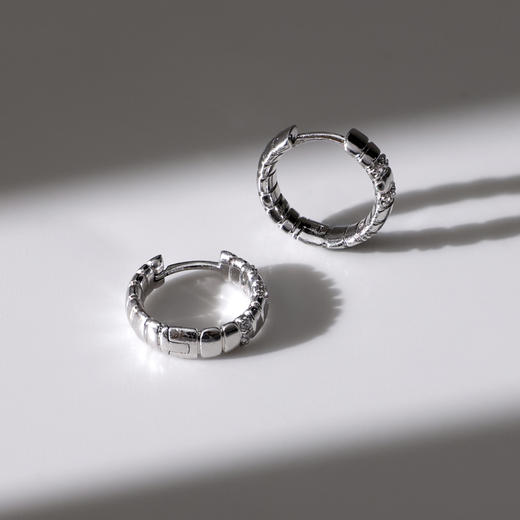 ARSIS｜自由搭配系列 蛇骨小耳扣 商品图7