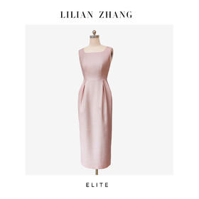 E“定制”——静奢风——风尚之选——婉约之美郁金香花苞连衣裙 2401241