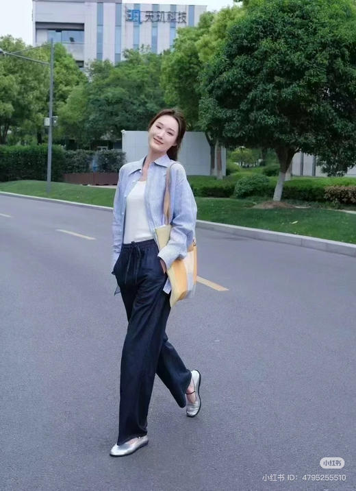 69-5 小禾 棉弹牛仔阔腿裤 软糯亲肤舒适 167/135穿29码刚好 穿30宽松也OK 商品图3