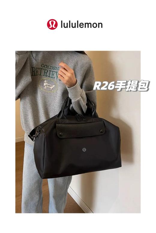 lulu 2025最新款大容量手提式运动旅行包，独立鞋仓+运动健身干湿分离单肩腋下旅行包！ 商品图4