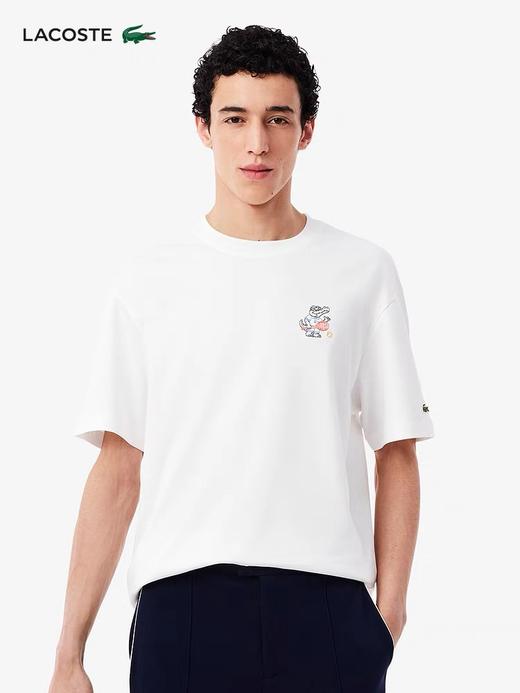 小鱼 胸前刺绣圆领短袖T恤 Z-15423 商品图1