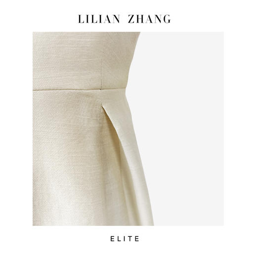 E“定制”——静奢风——风尚之选———法式简约优雅花苞连衣裙 2501014 商品图2