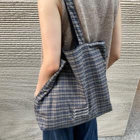 geemaa 格纹双面设计托特包