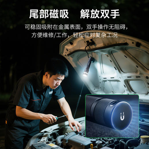 【新品】C61聚泛一体无极调光3500流明高亮手电 商品图5