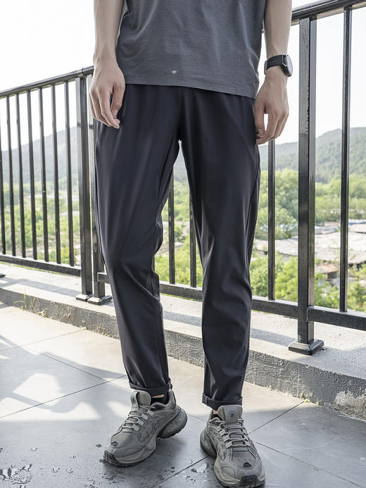 lu平替!2025新款70D尼龙机能冰感四面弹炒轻夏立体裁剪运动休闲户外直筒裤！ 商品图3