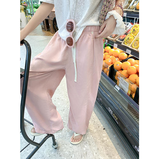 <曾小咸推荐>现货秒杀！微信超特价！ 3色抽绳九分直筒阔腿裤 日常159.99 立减90 秒杀69.99！ 商品图14