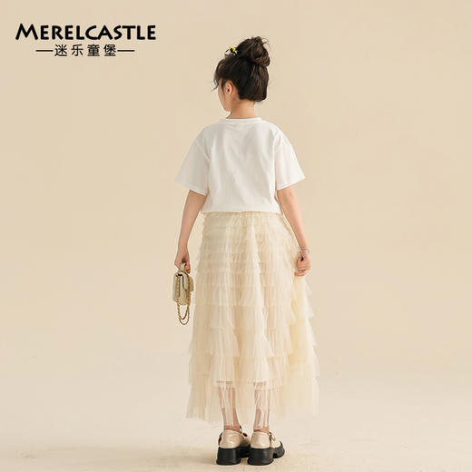 女童国风短袖T恤春装洋气新中式上衣 商品图2