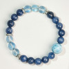 易祈吉祥五行补水海蓝宝手链蓝晶石手串925银手链饰品送礼男女款手串礼物 商品缩略图4