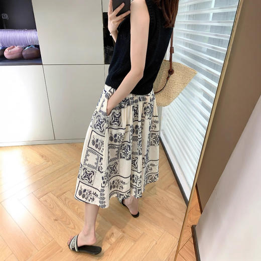 有设计感的游牧民族风！重工水溶刺绣伞裙半身裙女夏款！ 商品图2