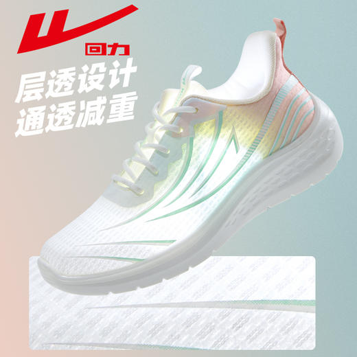 回力运动鞋女鞋夏季新款透气软底减震轻便跑鞋薄款网面跑步鞋子女WXY(JS)-1341 商品图5