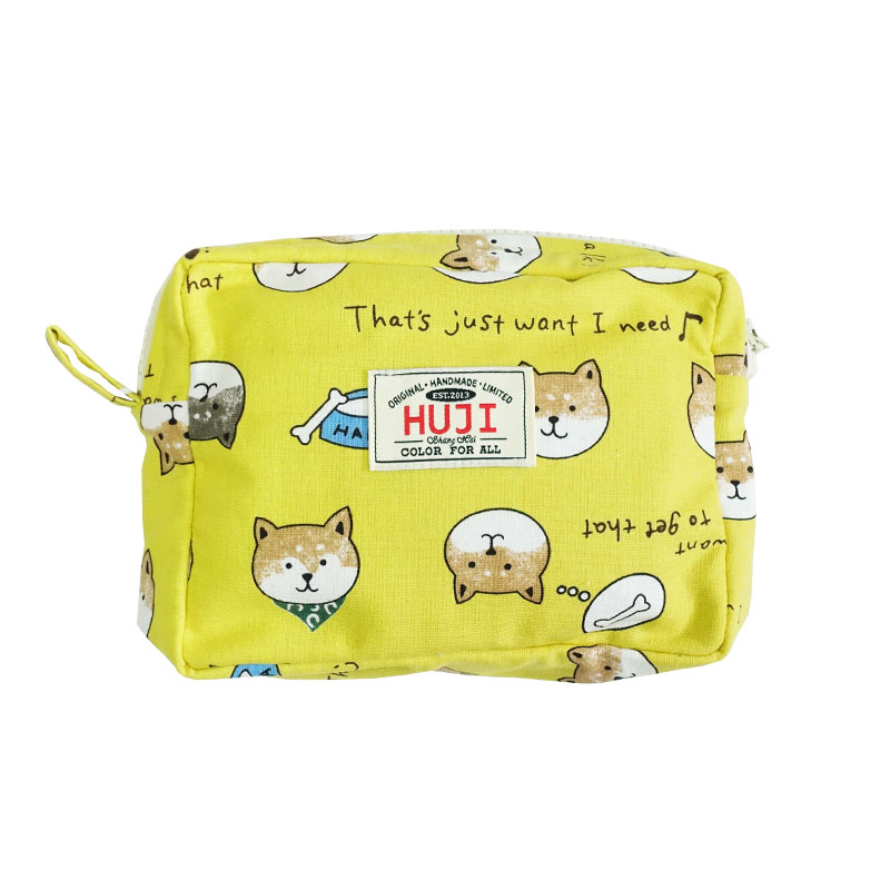 HUJI祤集Motley收纳包插画小柴头像