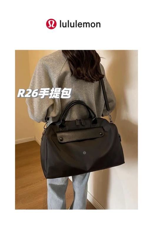lulu 2025最新款大容量手提式运动旅行包，独立鞋仓+运动健身干湿分离单肩腋下旅行包！ 商品图3