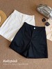 五分短裤2025新款洗水棉百搭休闲气质修身A字阔腿裤子夏季高腰裤 商品缩略图9